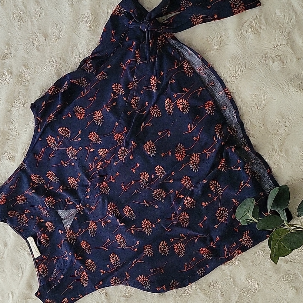 Floral Wrap Top